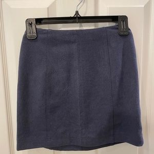 Blue Cotton Skirt